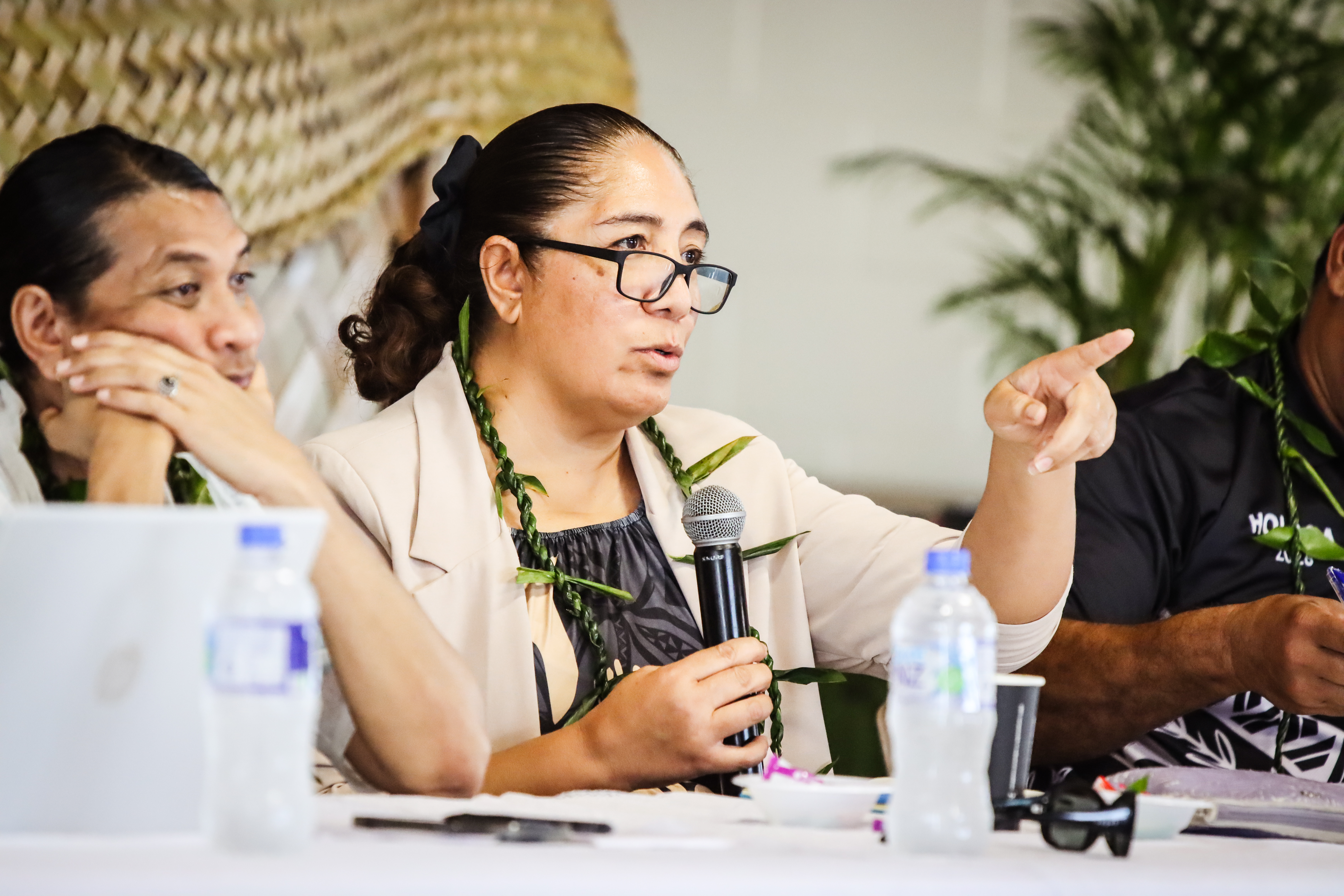Young woman at the Niue National Feminist Forum 2026